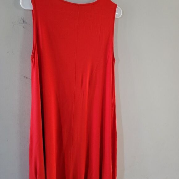 asos Petite Red Casual Midi Dress - Picture 11 of 15